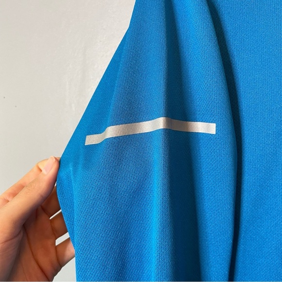 Adidas Men’s Teal Blue Long Sleeve climalite base layer Shirt size small - Picture 5 of 9